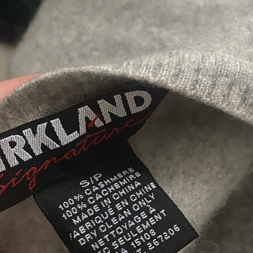 Kirkland cashmere sweater